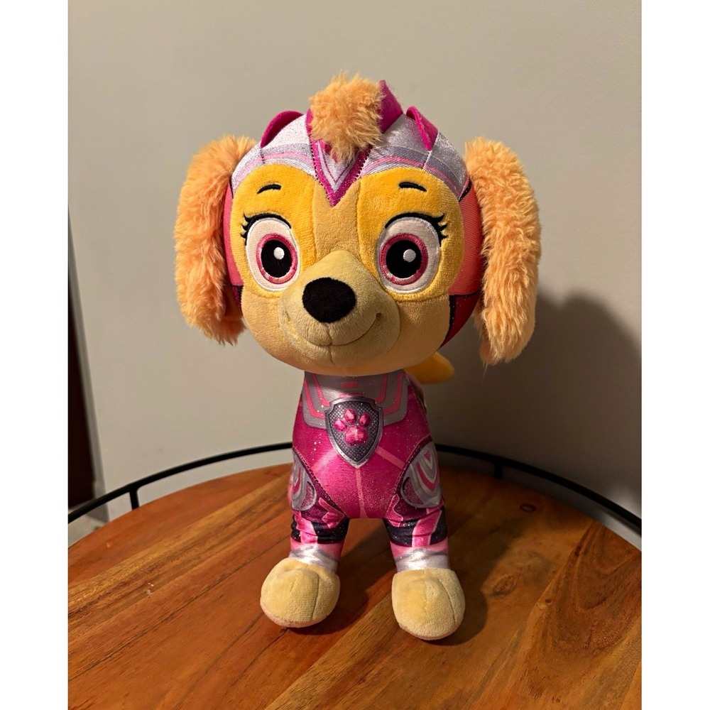 Nickelodeon PAW Patrol Skye Mighty Pups Washable Pink Dog Plush 6067362
